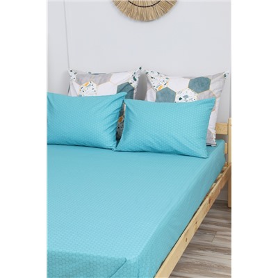 Наволочка поплин Соты-компаньон