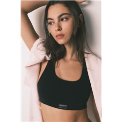 Sujetador deportivo Seamless negro