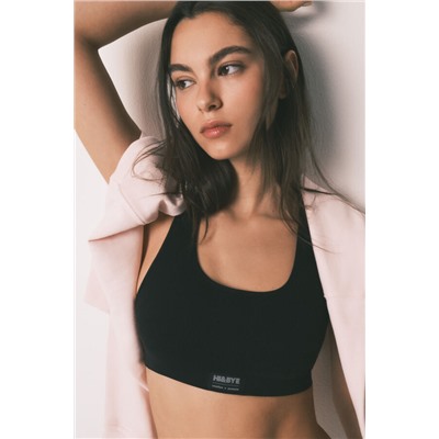 Sujetador deportivo Seamless negro