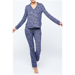 Ночная рубашка Donna темно- синяя