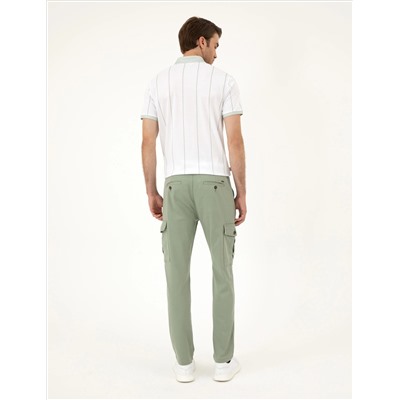 Yeşil Regular Fit Kargo Pantolon