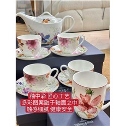 Нежный, прекрасный, художественный сад Моне, который изображён на этом красивом фарфоре  Villero*y&Boc*h