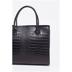Bolso de piel Fame Negro