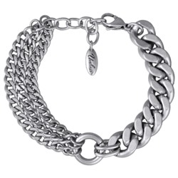 Браслет (покрытие античное серебро) 19-22см