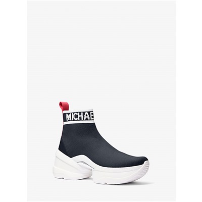 Michael Kors Outlet Olympia Stretch Knit Boot