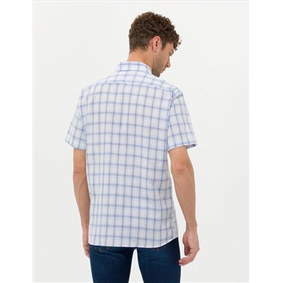 Mavi Regular Fit Kısa Kollu Gömlek