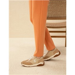 Bej Deri Sneaker