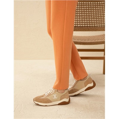 Bej Deri Sneaker