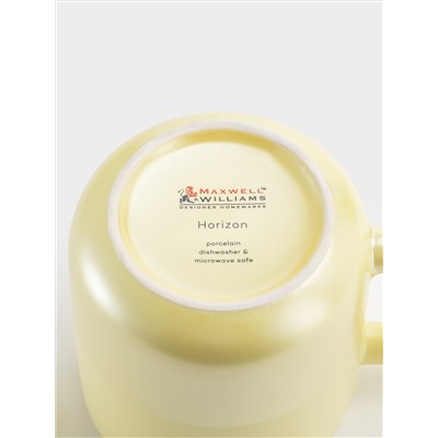 Кружка, 350 мл, лимонная, Горизонт