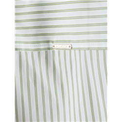 Блузка прилегающего силуэта из хлопка