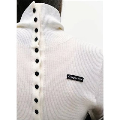 Женская двусторонняя водолазка M*o&C*o на пуговицах Экспорт