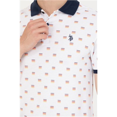 Erkek Beyaz Polo Yaka Tişört