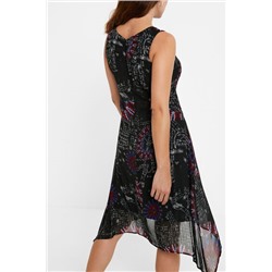 Vestido asimétrico viscosa