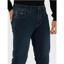 Koyu Lacivert Slim Fit Jean Pantolon