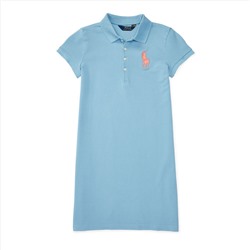 BIG PONY STRETCH POLO DRESS