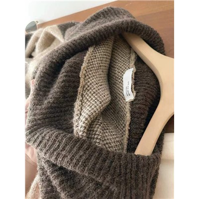 Трикотажный джемпер с приспущенными плечами ЗАР*А