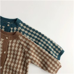 Осенний вязаный кардиган