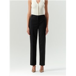 Брюки зауженного кроя из костюмной шерсти, D001/aspect