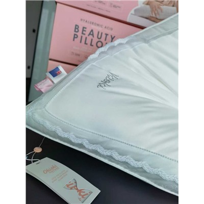 Новозеландская элитная женская подушка-маска   Okioki sleep factory с гиалуроновой кислотой для женщин