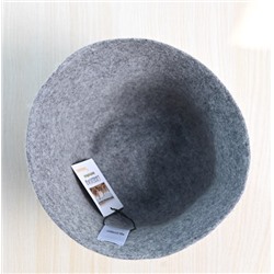 Зимняя модная двусторонняя шерстяная шапка