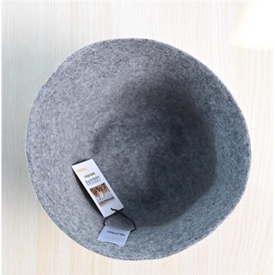 Зимняя модная двусторонняя шерстяная шапка