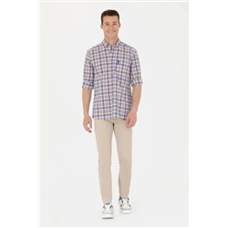 Erkek Taş Kanvas Pantolon