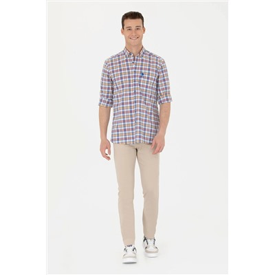 Erkek Taş Kanvas Pantolon