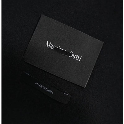 Мужское элегантное двухстороннее шерстяное пальто на молнии с капюшоном  Massim*o Dutti