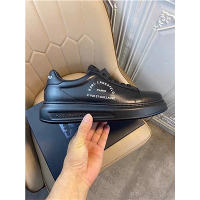 Кеды  karl  натур кожа люкс распродажа