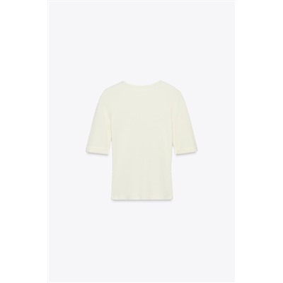 WASHED COTTON T-SHIRT