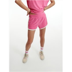Shorts aus Frottee-Jersey