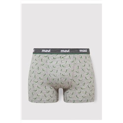 Mavi 3lü Baskılı Boxer 0911988-900