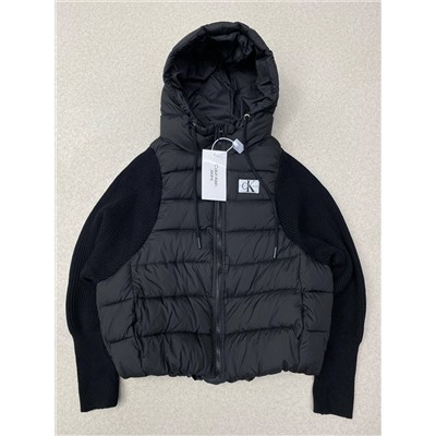 Женская куртка с вязаными рукавами (2 цвета) Кельвин Кляй*н