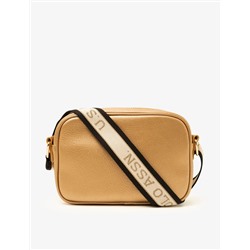 CLASSIC ZIP METALLIC CROSSBODY BAG