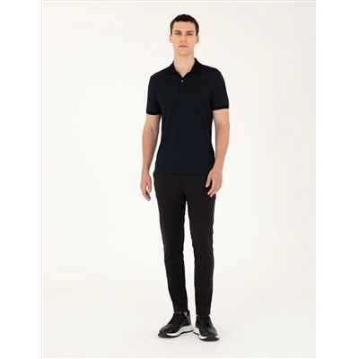 Lacivert Slim Fit Tişört