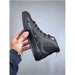 Повседневные кожаные кроссовки Convers*e Chuck 70-х годов в функциональном стиле на молнии с высоким берцем