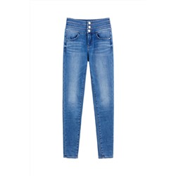 Vaquero slim fit Celeste