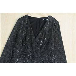 Женское платье-мини облегающего кроя с V-образным вырезом горловины DKN*Y