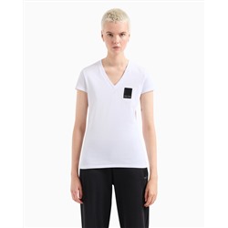 Slim fit T-shirt in stretch cotton jersey