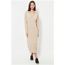 Vestido polo - Beige