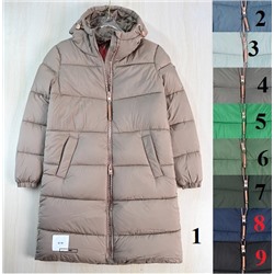 Женское  повседневное хлопковое пальто/куртка средней длины с капюшоном