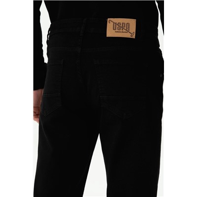 Erkek Siyah Jean Pantolon