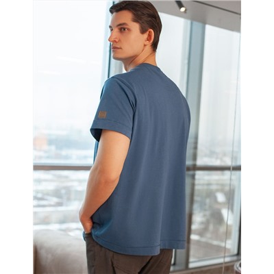 Футболка из фактурного полотна из 100% хлопка