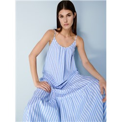 Maxikleid aus Leinenmischung