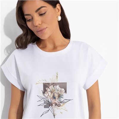 Футболка, Оттенок настроения (flowers)