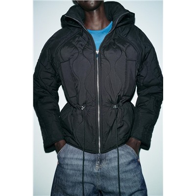 HOODED PUFFER JACKET