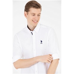 Erkek Beyaz Uzun Kollu Gömlek