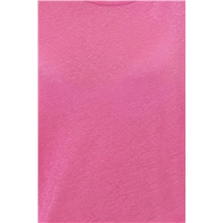 Kadın Pembe Bisiklet Yaka Kolsuz Tişört