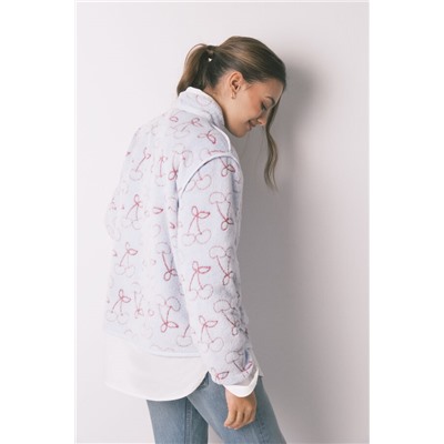 Bata polar pelo Jaquard