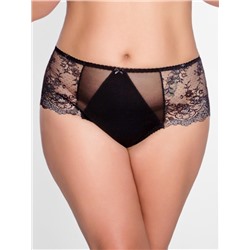 006 трусы бразильяна SIZE PLUS (чёрный, 42/XL) Akcent